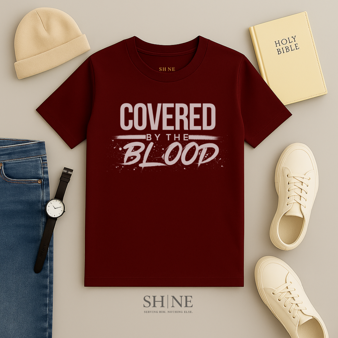 Covered by the blood