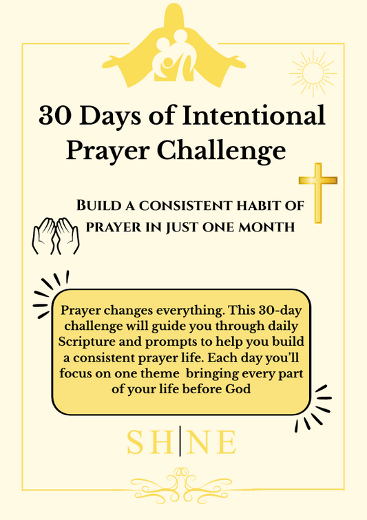 30 Days of Intentional Prayer Challenge – Build a Consistent Habit of Prayer