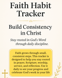 Faith Habit Tracker – Build Consistency in Christ