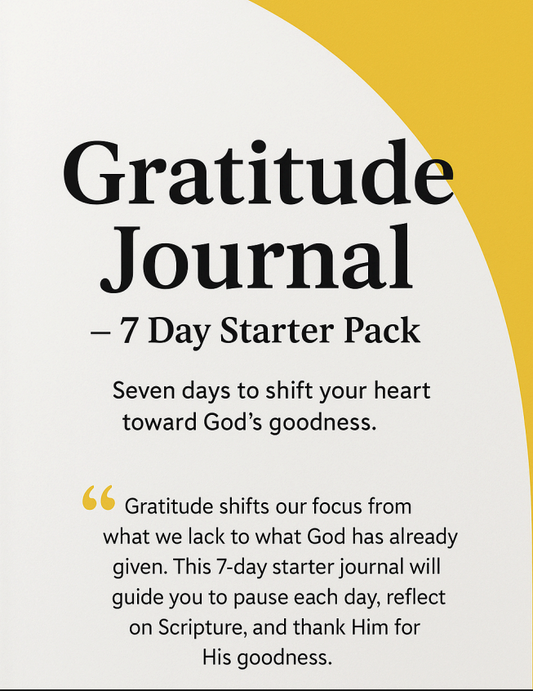 Gratitude Journal – 7 Day Starter Pack