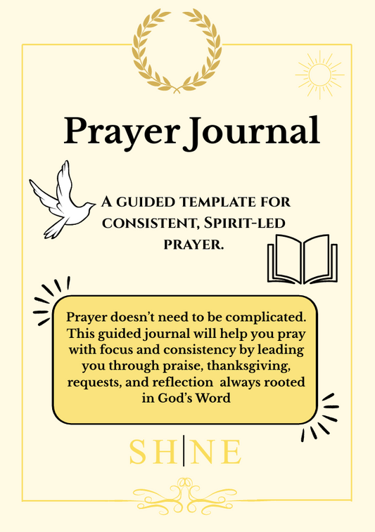 Prayer Journal – A Guided Template for Spirit-Led Prayer