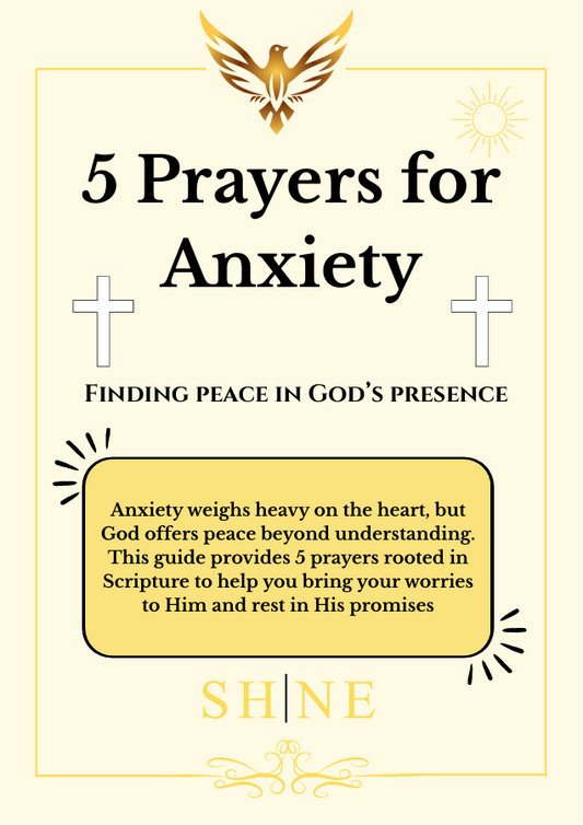 Prayer Guide for Anxiety – Find Peace in God’s Presence