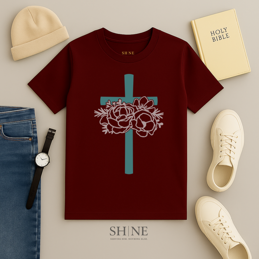Cross WIth Flowers