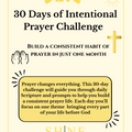30 Days of Intentional Prayer Challenge – Build a Consistent Habit of Prayer