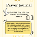 Prayer Journal – A Guided Template for Spirit-Led Prayer